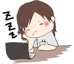 We work at a Hospital. sticker #7476258