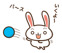 rabbit  and daily life sticker #7476474