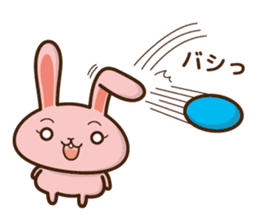 rabbit  and daily life sticker #7476475