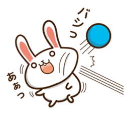 rabbit  and daily life sticker #7476477