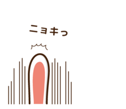 rabbit  and daily life sticker #7476483