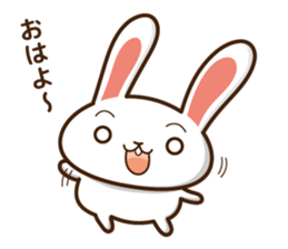 rabbit  and daily life sticker #7476489