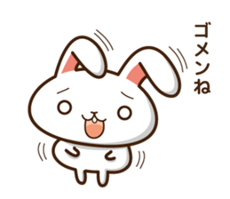 rabbit  and daily life sticker #7476492