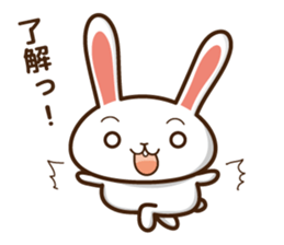 rabbit  and daily life sticker #7476493