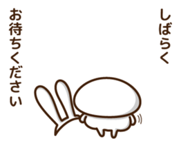 rabbit  and daily life sticker #7476494