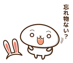rabbit  and daily life sticker #7476495