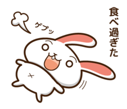 rabbit  and daily life sticker #7476501
