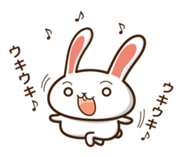 rabbit  and daily life sticker #7476507