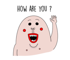 Philtrum Man 2.0 sticker #7476508