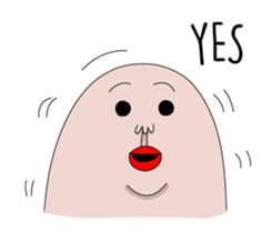 Philtrum Man 2.0 sticker #7476513