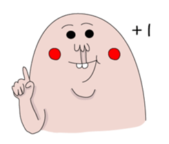 Philtrum Man 2.0 sticker #7476517