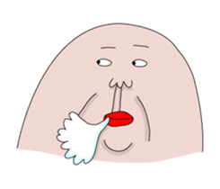 Philtrum Man 2.0 sticker #7476524