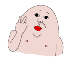 Philtrum Man 2.0 sticker #7476542