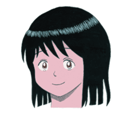 Cute schoolgirl 2 sticker #7476548