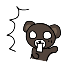 triplets kuma sticker #7476761