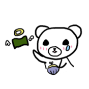 triplets kuma sticker #7476770