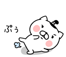 samurai necomaru sticker #7477181