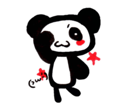 emoticon panda sticker #7477589