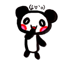emoticon panda sticker #7477591