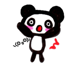 emoticon panda sticker #7477594