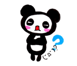 emoticon panda sticker #7477595