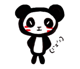 emoticon panda sticker #7477596