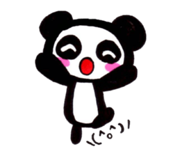 emoticon panda sticker #7477598