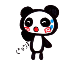 emoticon panda sticker #7477606