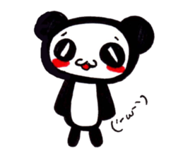 emoticon panda sticker #7477608