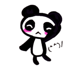 emoticon panda sticker #7477611