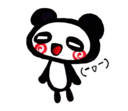 emoticon panda sticker #7477614