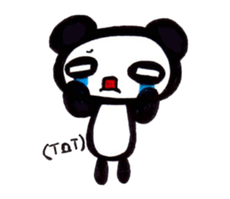 emoticon panda sticker #7477617