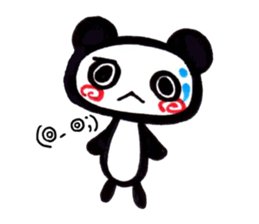emoticon panda sticker #7477623