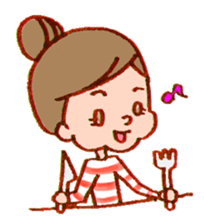 Bun-Girl sticker #7477791