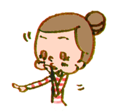 Bun-Girl sticker #7477815