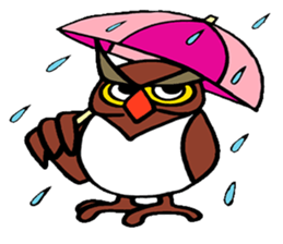 Little Bull dog & Owl Owl Best friends sticker #7478309