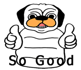 Little Bull dog & Owl Owl Best friends sticker #7478319