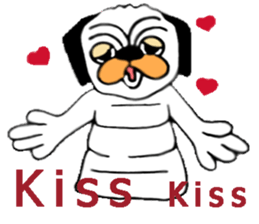 Little Bull dog & Owl Owl Best friends sticker #7478329