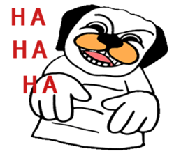 Little Bull dog & Owl Owl Best friends sticker #7478343