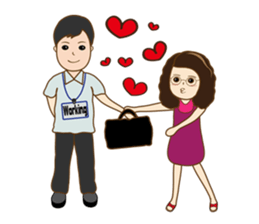 I love my family sticker #7478369