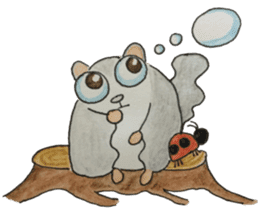 Ezo Momonga (Flying Squirrel) sticker #7478431