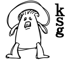 Scoff mushrooms sticker #7479009