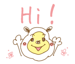 White bear. Tagalog and Japanese. Vol.3. sticker #7479268