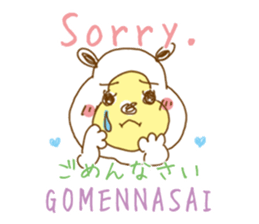 White bear. Tagalog and Japanese. Vol.3. sticker #7479282