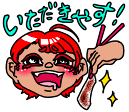 The girl from country. Kotomi:Izumoben sticker #7479508