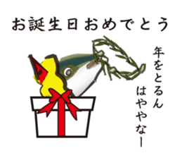 Event of the Sanuki dialect yellowtail sticker #7479559