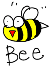 English Bee sticker #7479828
