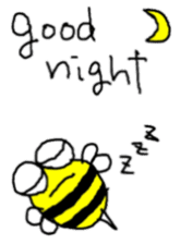 English Bee sticker #7479830
