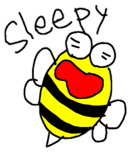 English Bee sticker #7479832