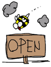 English Bee sticker #7479842